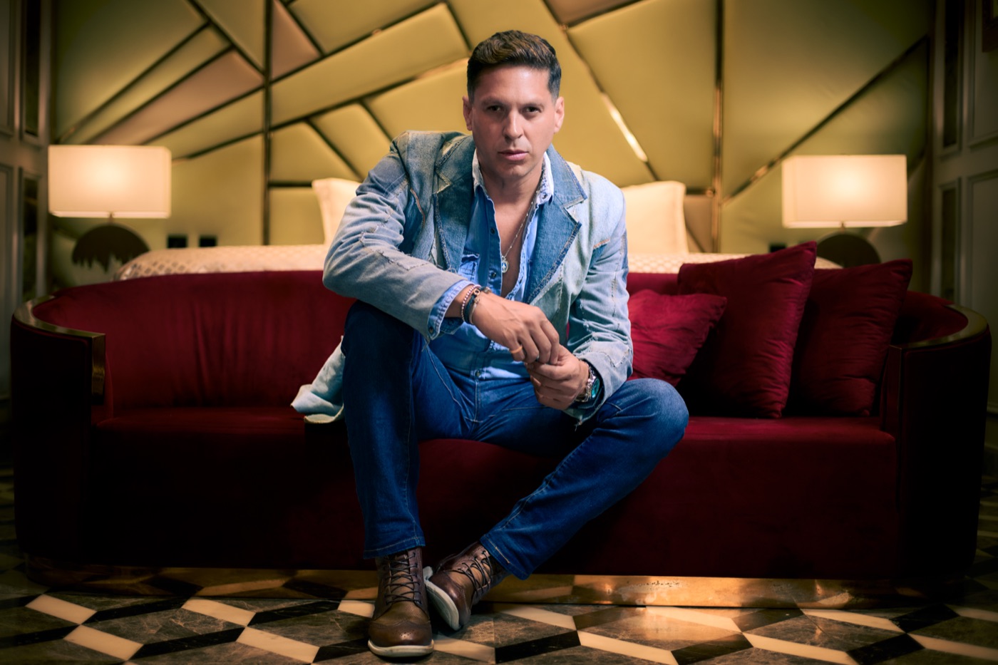 Retrato en lounge